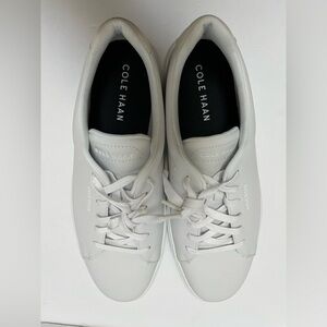 Cole Haan Men's Grand Crosscourt II White Leather Shoes - Size 11.5